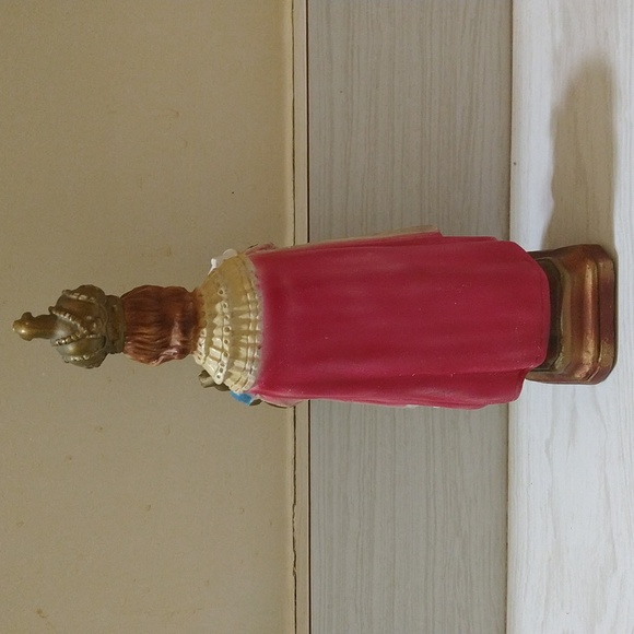 Vintage 9" Infant Of Prague Chalkware Figure - Picture 5 of 6